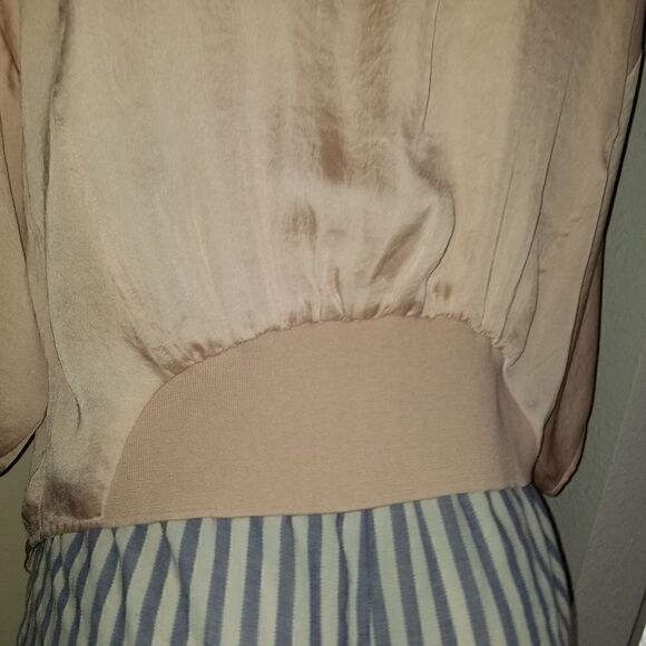 Anthropologie | Hei Hei Silky Tie Cropped Jacket/top small - Picture 3 of 16